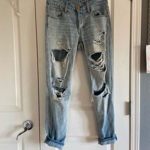 American Eagle Tomgirl Ripped Jeans